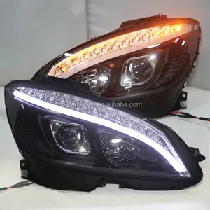 适用于梅赛德斯-奔驰 W204 led 头灯 2007 至 2011年 JY