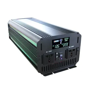 12v dc to 220v ac full power off grid 60hz power inverter with LCD display 3000w 4000w 5000w 6000w