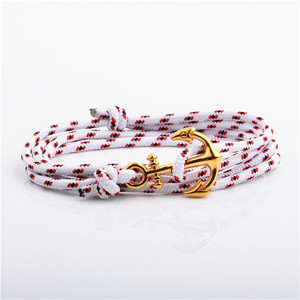 Bracelet à <span class=keywords><strong>ancre</strong></span> nautique en Nylon, accessoires de vente en gros - Product Image 2