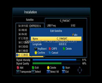 DC12V sortie 4.3 "détecteur de satellite portable avec LCD, prise en charge DVB-S/S2, Test de signal MPEG-2/4
