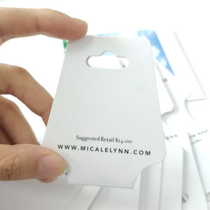 Tùy Chỉnh Vàng Lá Các Tông Giấy In Đồ Trang Sức Bông Tai Vòng Cổ Treo <span class=keywords><strong>Tag</strong></span> Cho Đồ Trang Sức - Product Image 4