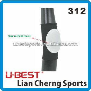 Genouillères et Coudières de Protection Professionnelles pour Adultes, 100% Polyester, Compression Fine, Blanc/Noir, Protection Sportive, Ajustement Universel - Product Image 3
