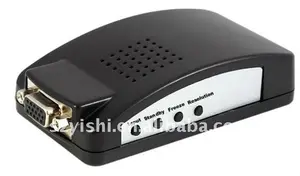 AV BNC para VGA video converter Box AV01 (conversor de TV para PC) alta resolution1920 x 1200