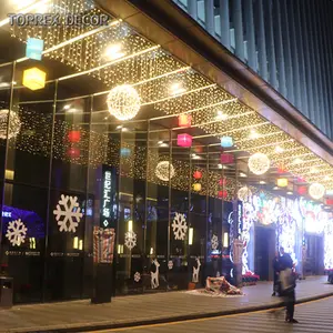 Toprex Decor Luzes De Natalแขวนกลางแจ้งXmasไฟLedสำหรับเครื่องประดับคริสต์มาส