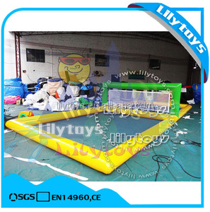 Inflatable volleyball court play games of the sport sea water for selling - Product Image 1