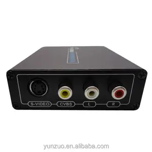 AV (CVBS) RCA + S-视频到 HDMI 转换器 720 P/1080 P 支持 NTSC/PAL