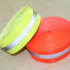 <span class=keywords><strong>Ruban</strong></span> réfléchissant <span class=keywords><strong>Fluorescent</strong></span> rouge-Orange, bande réfléchissante en néon pour vêtements professionnels - Product Image 3