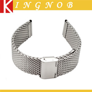 12mm to26mm <span class=keywords><strong>Requin</strong></span> Maille 316L Solide En Acier Inoxydable Bracelet <span class=keywords><strong>de</strong></span> Montre En Métal <span class=keywords><strong>Bande</strong></span> - Product Image 1