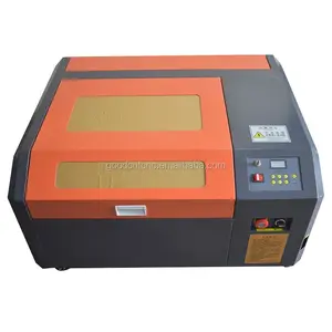 40w 50w 60w 80w 400*400mm co2 mini laser engraver with DRW Ruida controller