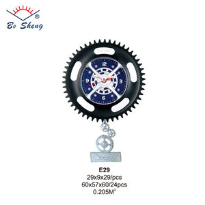 Giá Rẻ Tùy Chỉnh Bán Buôn Bánh Răng Vintage Con Lắc Đồng Hồ Treo Tường - Product Image 2