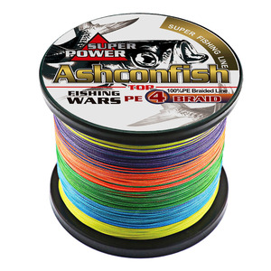 Línea de Pesca Trenzada de Agua Salada de 4 Hebras y 300m, Súper Resistente para Lanzamientos Largos, Venta al por Mayor - Product Image 4