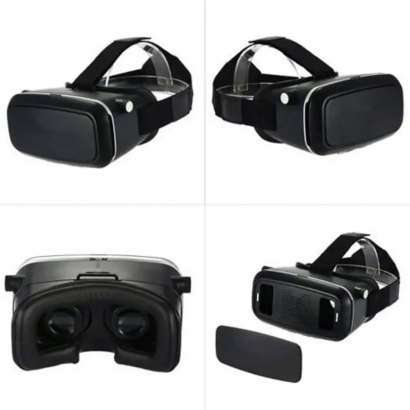 VR Helm Karton Virtual Reality Kacamata Ponsel 3D Video Film untuk 4.7-6.0 "Smartphone dengan Gamepad