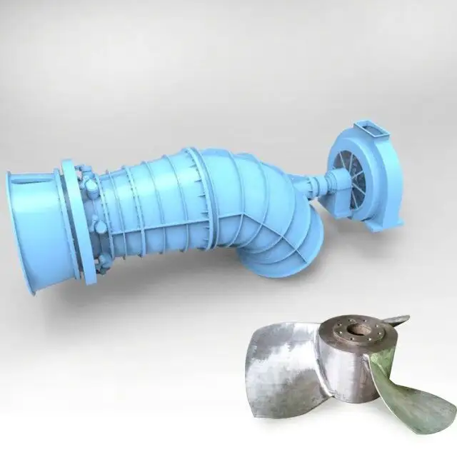 Трубчатый турбинный генератор типа микро-лампы