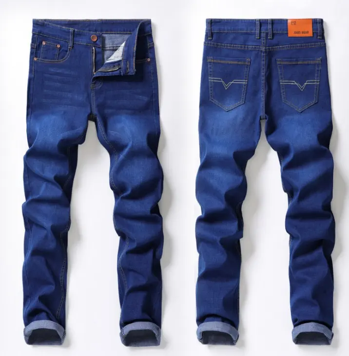 Pabrik Cina Kustom Gaya Baru Denim Pent Jeans Pria Celana Grosir Celana Pria Jeans