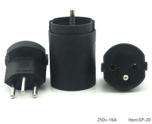 Adaptateur de prise secteur LEISHEN France Allemagne vers <span class=keywords><strong>Suisse</strong></span>, adaptateur de voyage secteur AC - Product Image 3