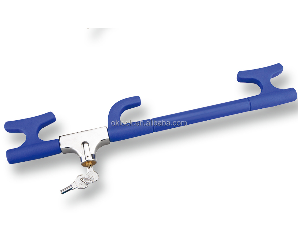 Plastic Cover Car Lock - OKLEAD Model OKL6088C | Universal Baseball Steering Wheel Lock