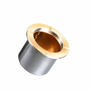 Boccola in Bronzo Senza Olio 500sp JDB, Cuscinetto in Bronzo JDB, Boccola in Ottone e Grafite per Impieghi Gravosi, Boccola con Inserto in Grafite - Product Image 3