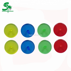 2025 Shuran logotipo personalizado accesorios de Golf marcadores de plástico de 4 colores OEM herramientas de juego de Club al aire libre con marcadores profesionales - Product Image 2