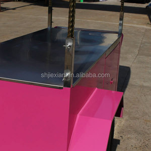 आइसक्रीम स्नैक्स के लिए JX-IC160 एल्यूमीनियम बाइक कार्ट भोजन मोबाइल फ्रीजर ट्रेलर - Product Image 6