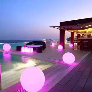 Glow in night Color Changing Outdoor waterproof Float Light LED Ball