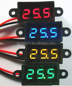 Taidacent 0.28 Inch DC3.5-30V Không Thấm Nước 2 Dây Kỹ Thuật Số <span class=keywords><strong>Volt</strong></span> <span class=keywords><strong>Meter</strong></span> Mini Kỹ Thuật Số DC Vôn Kế Bảng Điều Chỉnh LED Hiển Thị Điện Áp <span class=keywords><strong>Meter</strong></span> - Product Image 6