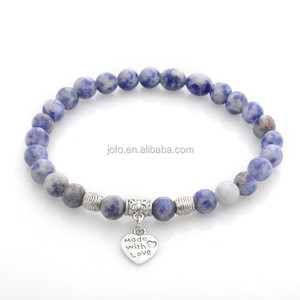 Unisexe Femmes Hommes Bracelets Jaune Picasso Haltère Charmes Bracelet Pierre Naturelle Bijoux - Product Image 4