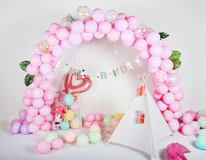Kit Decorazioni per Festa Rosa Baby con Palloncini e <span class=keywords><strong>Striscione</strong></span> di Buon <span class=keywords><strong>Compleanno</strong></span> per Decorazioni Festa di <span class=keywords><strong>Compleanno</strong></span> per Ragazze - Product Image 6