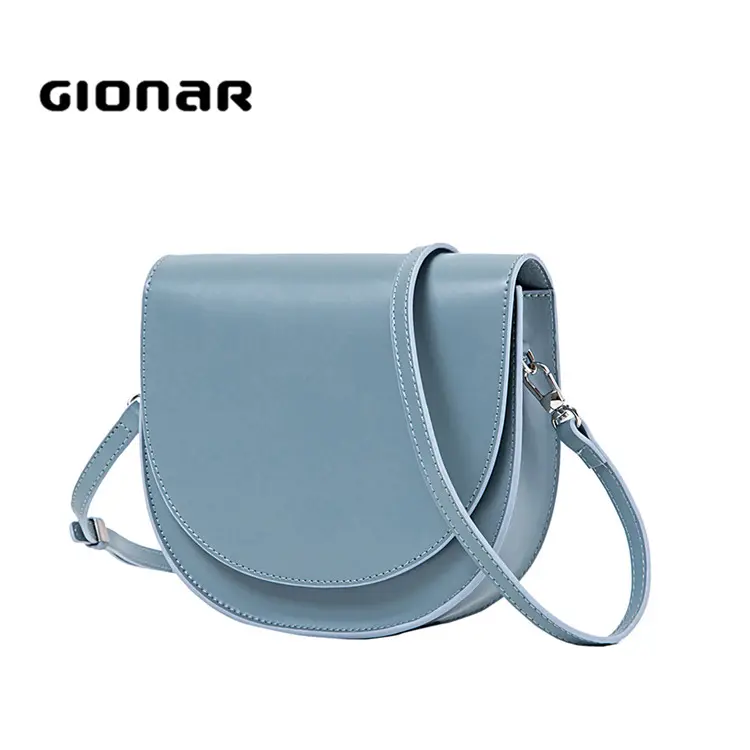 Gionar Nuova Vendita Calda Blu bianco sopra la spalla parte superiore del sacchetto di crossbody borse donna borse laterali con private label