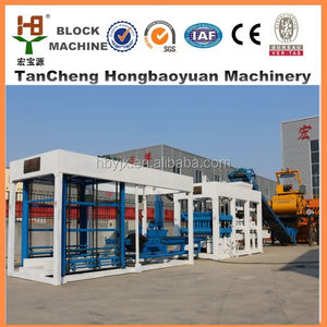 Ở nước ngoài cửa-cửa dịch vụ Nhà Máy Trực Tiếp Tiêu Chuẩn CE gạch và khối kích thước rắn máy gạch QT10-15 BÁN - Product Image 1