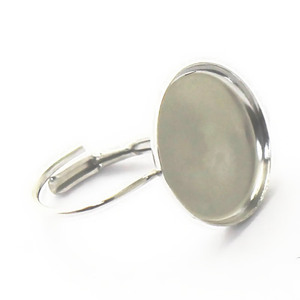 Señoras Beadsnice base ID 27369 Pendientes <span class=keywords><strong>de</strong></span> plata <span class=keywords><strong>de</strong></span> <span class=keywords><strong>ley</strong></span> 925 <span class=keywords><strong>de</strong></span> ajuste redondos aretes diseña cuadros para hacer el pendiente - Product Image 2