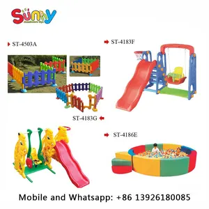 Low price indoor kids play area toys children plastic slide toys for kindergarten