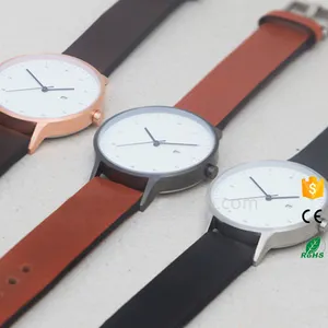 New design leather strap girls watch,China factory Japan movt quartz watch