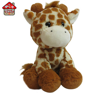 Wholesale New Cuddly Children's <strong>Gifts</strong> Soft Plush <strong>Giraffe</strong> Doll Wild Animal Toy in Sitting Position - Product Image 2