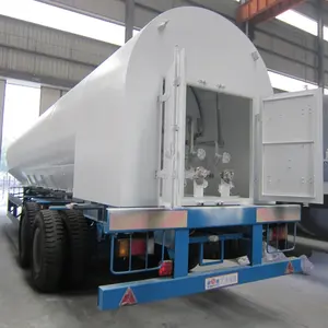 Camión cisterna para transporte de gas líquido