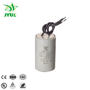 ตัวเก็บประจุ JY CBB60พร้อมสายตะกั่ว Sh UF 450V สำหรับมอเตอร์ AC - Product Image 5