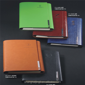 main personnalisé 2016 feuilles mobiles en cuir pu couvrir de notes à spirale - Product Image 1