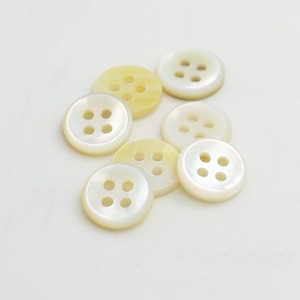 Giá Rẻ 10Mm 4 Lỗ Tiny Trắng Và Đen Tự Nhiên Nút Vỏ Cho Quần Áo - Product Image 4
