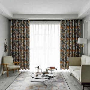 Moderna qualità eccellente foglie stampate protezione solare finestra <span class=keywords><strong>tende</strong></span> oscuranti imposta pannelli <span class=keywords><strong>tende</strong></span> <span class=keywords><strong>tende</strong></span> - Product Image 2