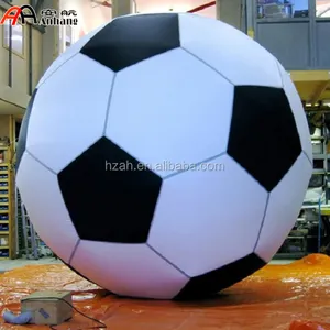 Balão inflável personalizado de futebol, grande bola de futebol