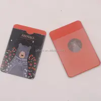 कस्टम उपहार पूर्ण रंग मुद्रित पीवीसी शुक्ति कार्ड धारक