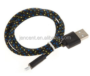 1m / 3 pies de longitud de cable <span class=keywords><strong>usb</strong></span> cable <span class=keywords><strong>micro</strong></span> <span class=keywords><strong>usb</strong></span> trenzado/barided cable para <span class=keywords><strong>iphone</strong></span> - Product Image 3