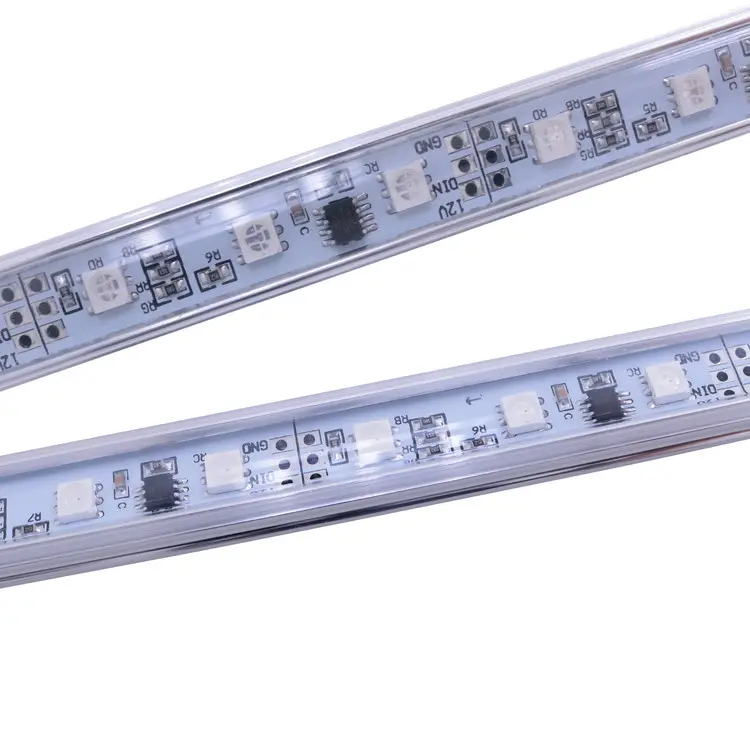 China lieferanten ucs1903 1000mm 12v weiß pcb 17mm breite 11,52 w IP65 rgb programmierbare pixel led-röhren multi farbe led licht bar