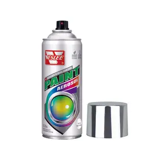 Manufacturer Long Lasting Silver Mirror Effect Heat Resistance Chrome Spray Paint