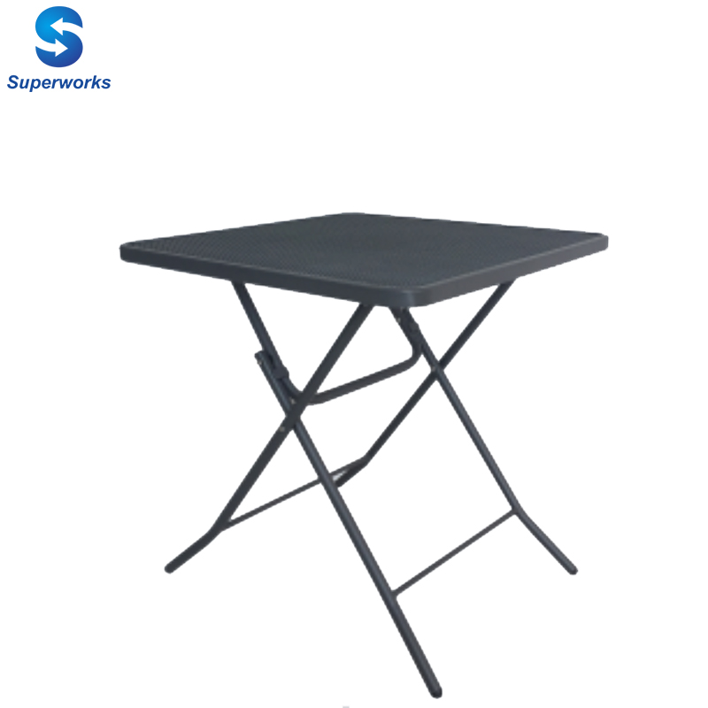 Metal round corner coffee table