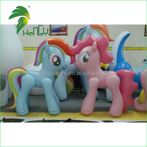 Più nuovo di Vendita Superiore Su Ordinazione Bello Gonfiabile Del Fumetto Piccolo Cavallo Giocattolo - Product Image 5