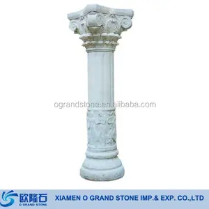 Roman Style Natural Stone Outdoor Pillars Design