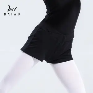11522211 Baiwu儿童短裤前交叉芭蕾舞短裤