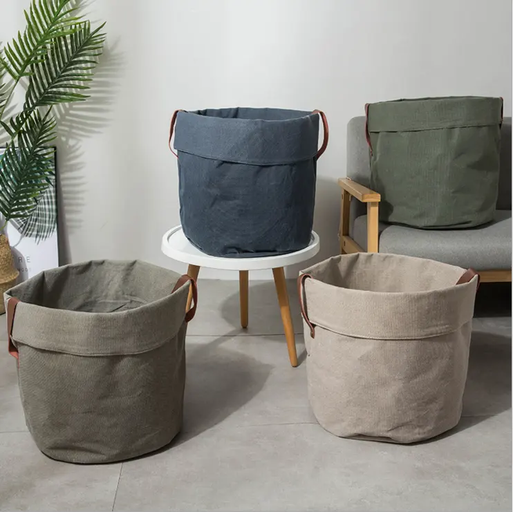 INS Nordic Style Modern Soft Space Saving Storage Laundry Basket