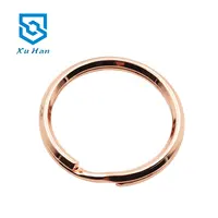Xu Han high quality triangle split key ring iron metal rose gold coin holder keychain jq cn;gua