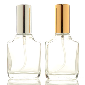 Bon marché Mini flacons vaporisateur de parfum classiques élégants ronds et plats transparents de 15ml <span class=keywords><strong>en</strong></span> verre - Product Image 5
